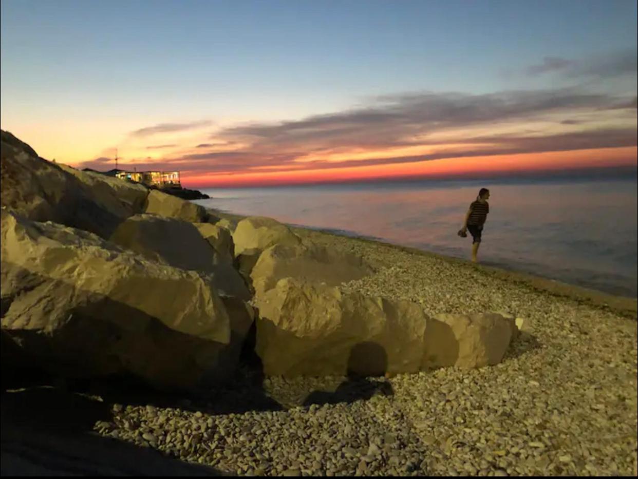 Beach Appartament Marina di Montemarciano Eksteriør bilde